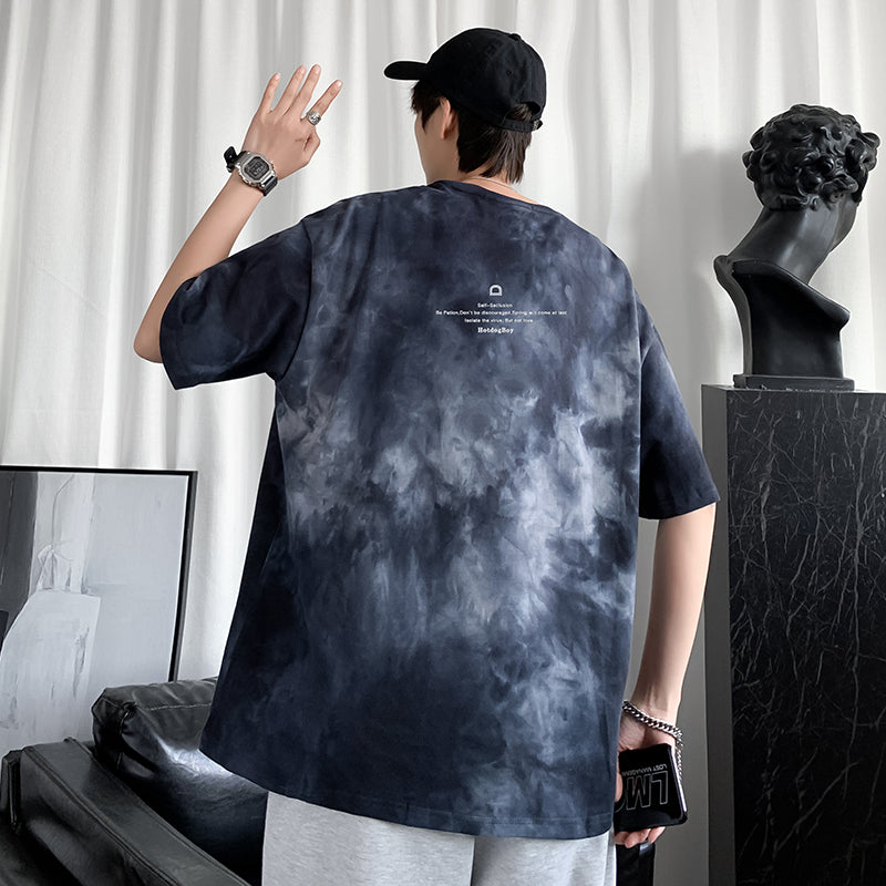 Chic Tie Dye T-Shirts for Men and Couples - Oversize Casual