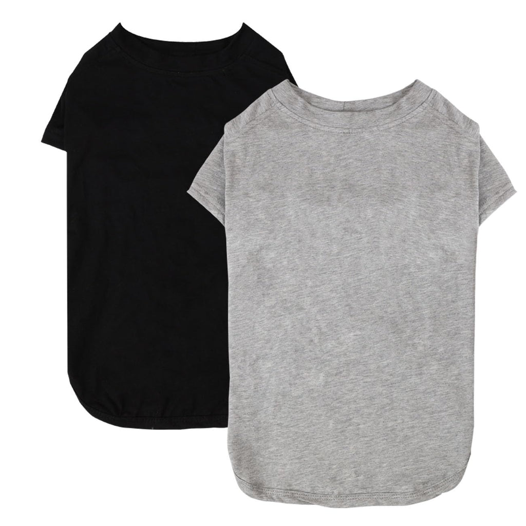 Spajoy Dog Shirts 2pcs Blank Shirts Soft for Small Medium Large Dogs and Cat Soft and Breathable Apparel Shirts