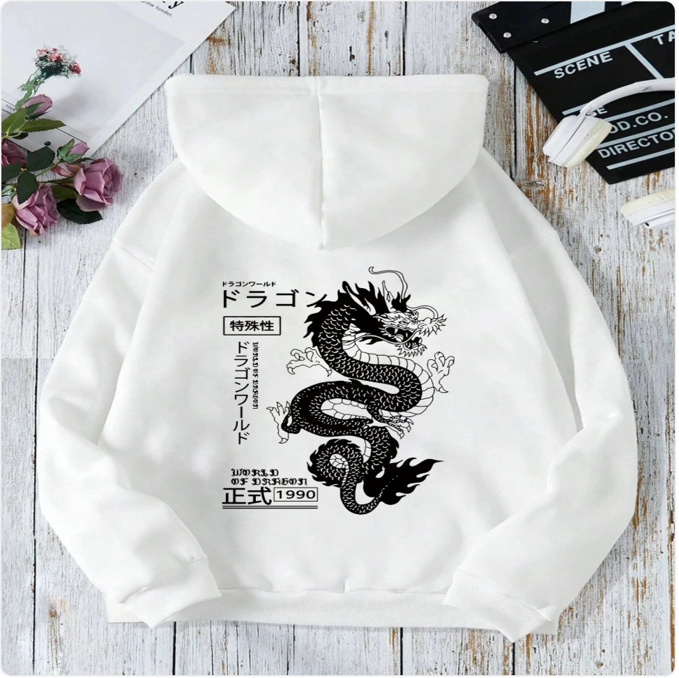 Dark Printed Hoodie