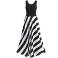 Striped Long Dress, Maxi Skirt, and Dress